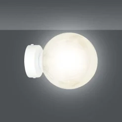 Sklep Kaja Tradycyjny kinkiet z kulistym miodowym kloszem 879/K1 | Kaja