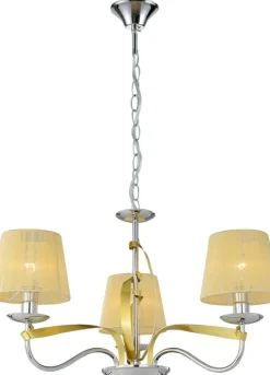 Sklep Kaja Trójramienna, chromowana lampa wisząca 33-55057 DIVA | Kaja