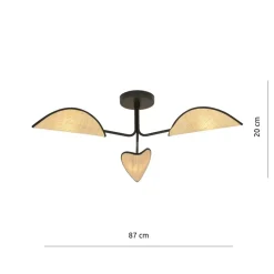 Fashion Trójramienna lampa do sypialni w stylu boho 1172/3 GOMEZ | Kaja Żyrandole Nowoczesne