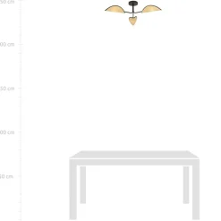 Fashion Trójramienna lampa do sypialni w stylu boho 1172/3 GOMEZ | Kaja Żyrandole Nowoczesne