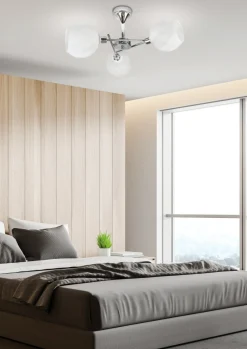 Sklep Kaja Trójramienna lampa z kulistymi kloszami 33-72221 RAUL | Kaja