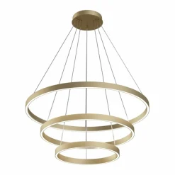 Store Trzy ledowe obręcze wiszące MOD058PL-L100BS4K RIM | Kaja Oświetlenie Żyrandole Nowoczesne