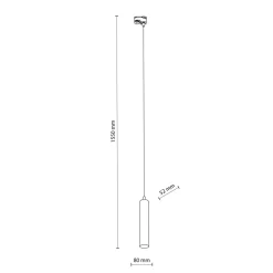 Sklep Kaja Tuba wisząca do szynoprzewodu 1-fazowego TK 4929 TRACER | Kaja