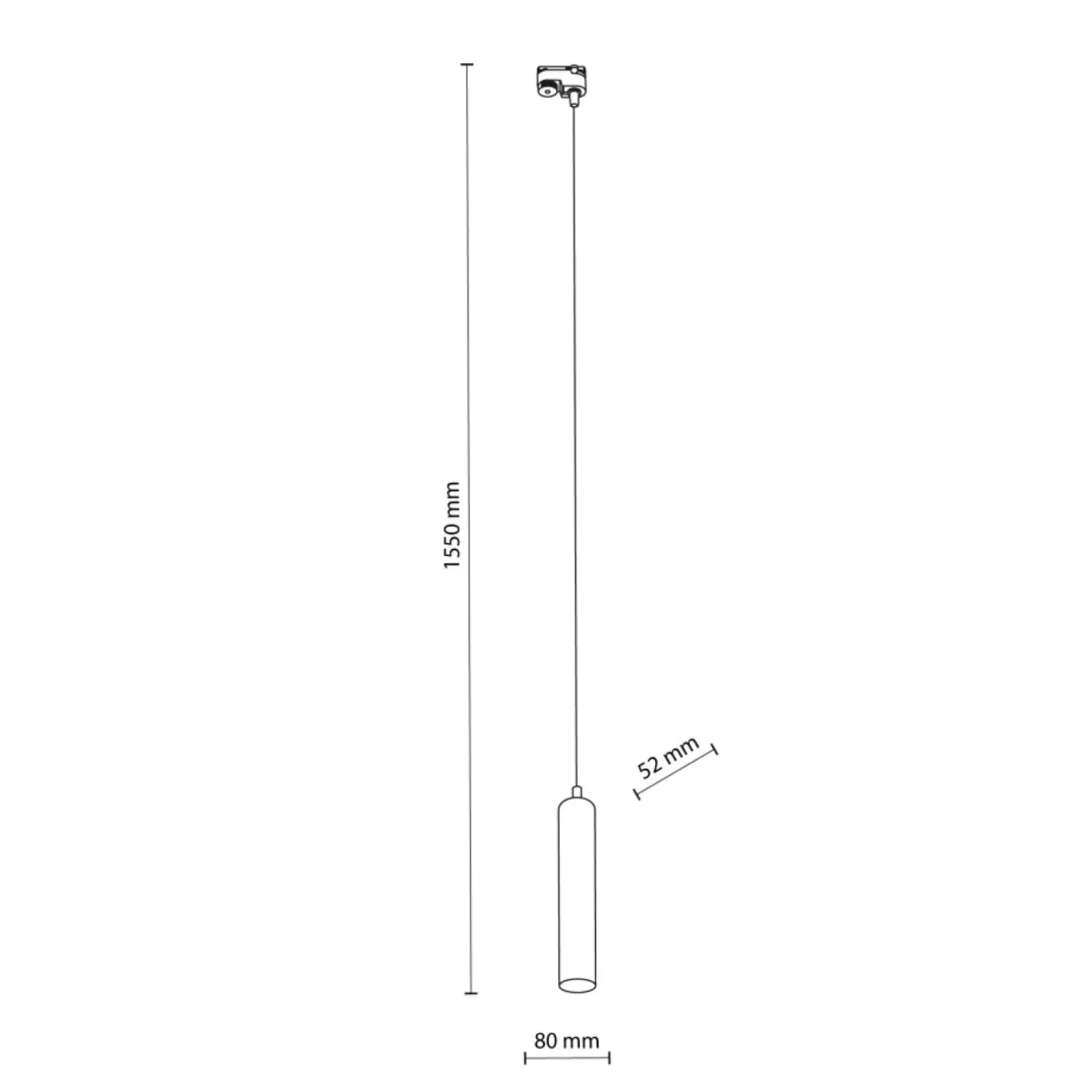 Sklep Kaja Tuba wisząca do szynoprzewodu 1-fazowego TK 4929 TRACER | Kaja