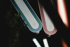 Dzieci Sklep Kaja Turkusowa lampka biurkowa, wbudowany LED K-MT-206 ZIELONY z serii NIKO