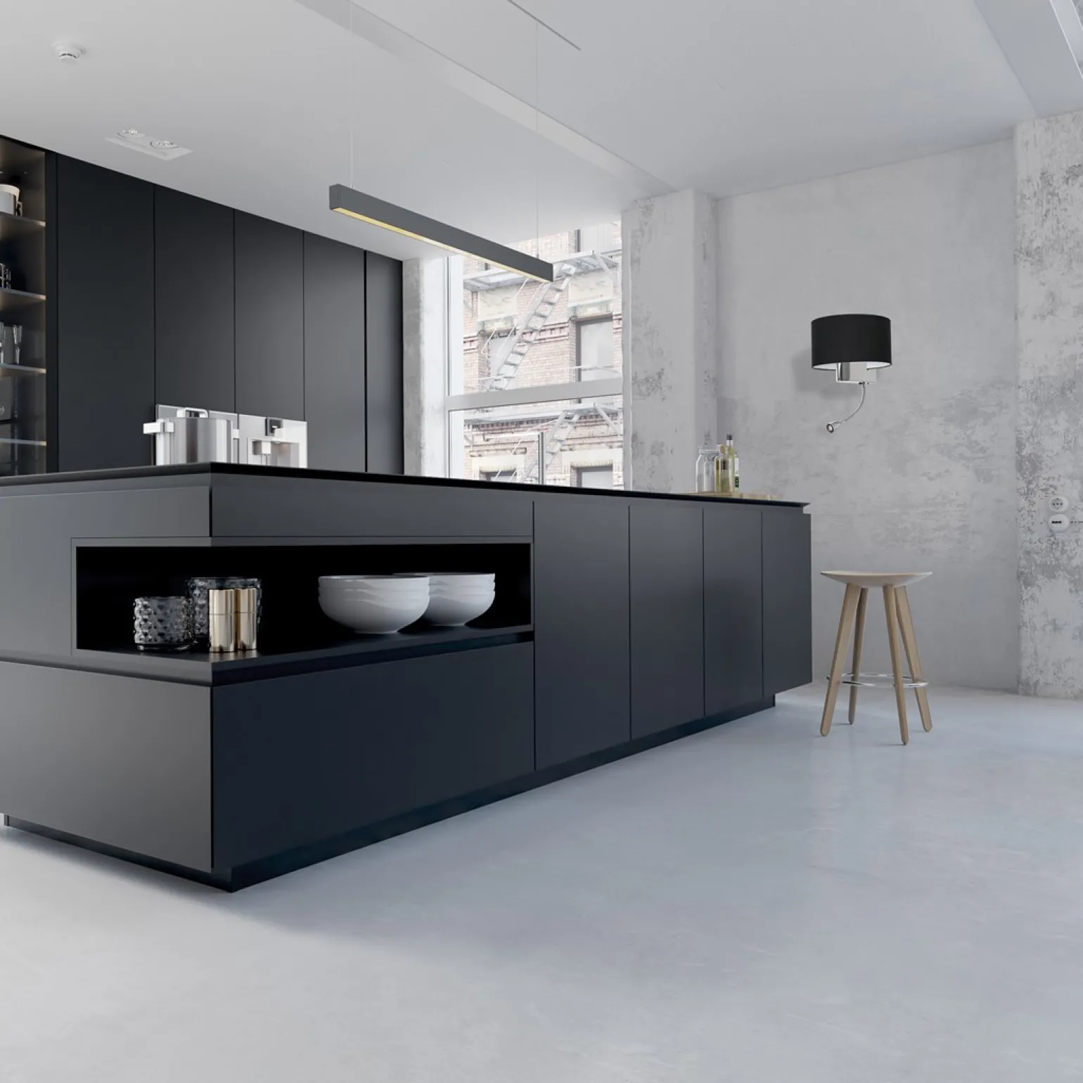 Sklep Kaja Unikalna lampa ścienna z czarnym abażurem ML6378 z serii CASINO | Kaja Oświetlen