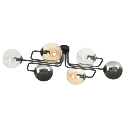 Best Sale Unikalna lampa sufitowa z kolorowymi kloszami 834/6A1 | Kaja Żyrandole Nowoczesne