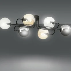 Best Sale Unikalna lampa sufitowa z kolorowymi kloszami 834/6A1 | Kaja Żyrandole Nowoczesne