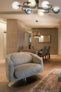 Best Sale Unikalna lampa sufitowa z kolorowymi kloszami 834/6A1 | Kaja Żyrandole Nowoczesne