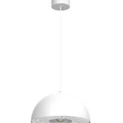 Store Uniwersalna, biała lampa wisząca kopuła ⌀35m LX 4528 ELGUND | Kaja Żyrandole Nowoczesne
