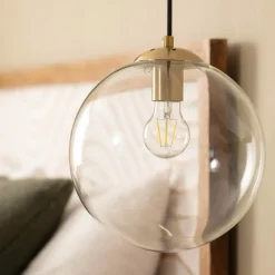 Shop Uniwersalna lampa z kulistym kloszem ABR-KASP-E27 KASPI | Kaja Żyrandole Nowoczesne