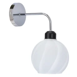 Sklep Kaja Uniwersalna, srebrna lampa ścienna 21-23827 LARIX | Kaja Oświetlenie