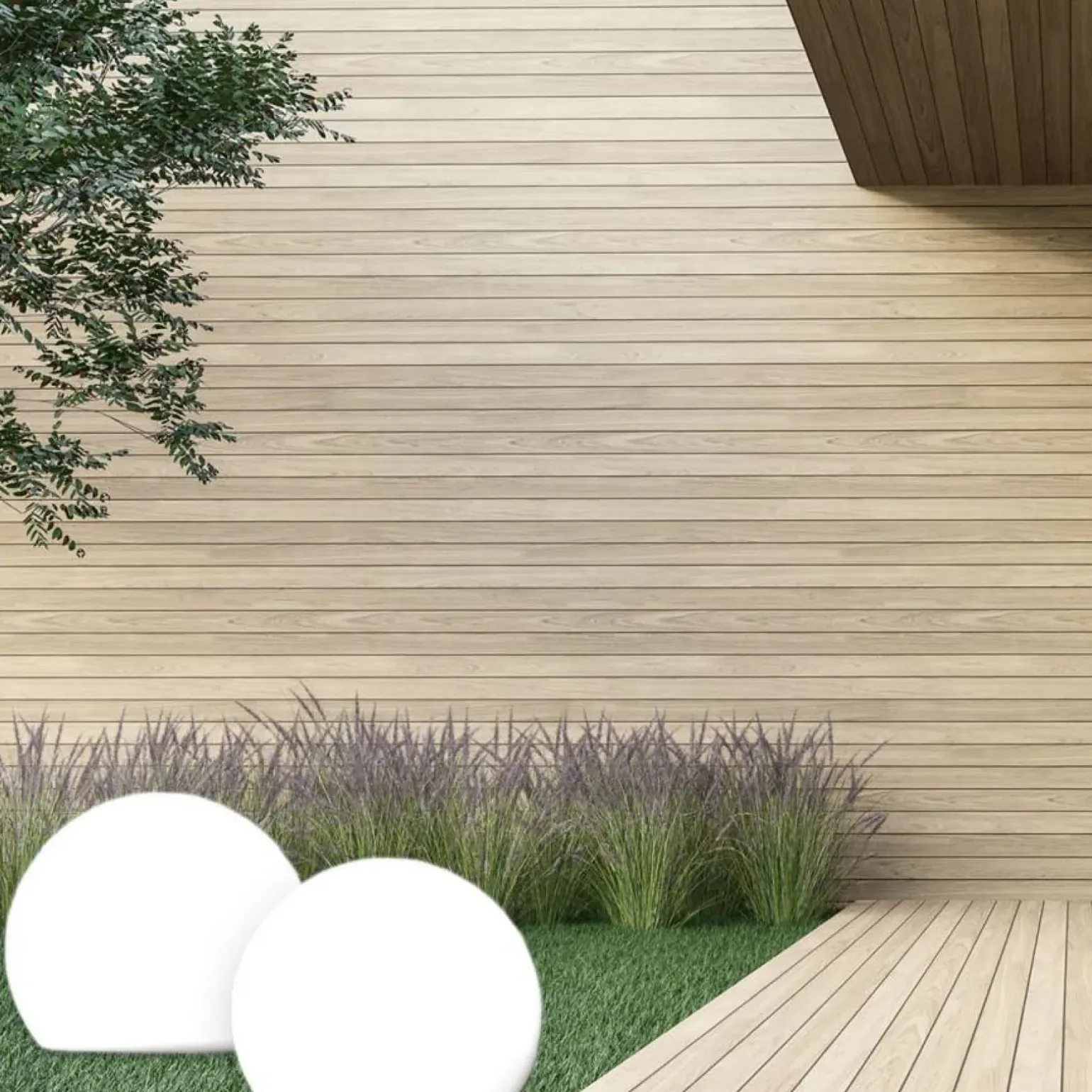 Sklep Kaja Świecąca kula, lampa ogrodowa ⌀35cm LP-JH-1095-350 GAJA | Kaja