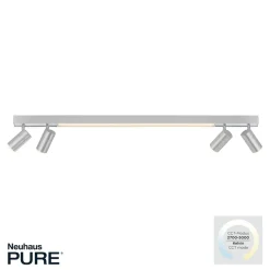 Cheap Świecąca listwa LED z reflektorami na pilot 6121-95 z serii PURE-LINES Żyrandole Nowoczesne