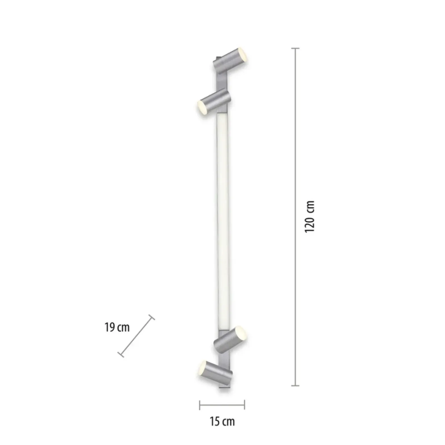 Cheap Świecąca listwa LED z reflektorami na pilot 6121-95 z serii PURE-LINES Żyrandole Nowoczesne