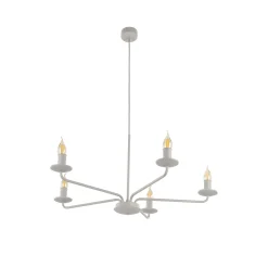 Sklep Kaja Świecznikowa lampa wisząca do salonu TK 10253 LIMAL BEIGE | Kaja