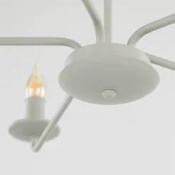 Sklep Kaja Świecznikowa lampa wisząca do salonu TK 10253 LIMAL BEIGE | Kaja