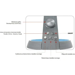 Sklep Kaja Wielofunkcyjna lampka biurkowa K-BL1063 BERKANE | Kaja