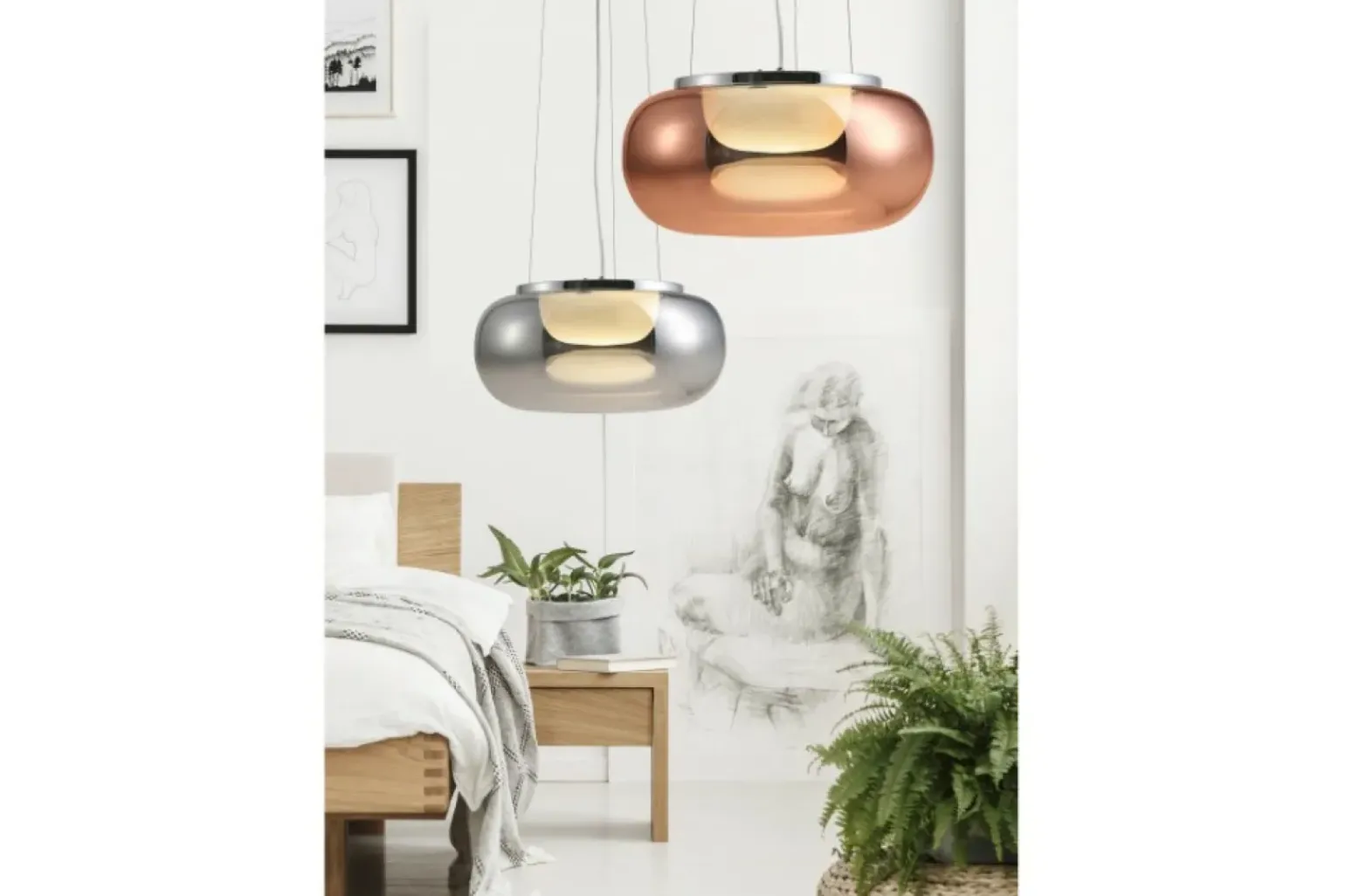 Discount Wisząca lampa LED z m kloszem AZ3161 GALACTIC | Kaja Żyrandole Nowoczesne