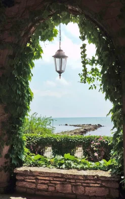 Sklep Kaja Wisząca lampa zewnętrzna na taras K-5006H CZ/ZŁ LOZANA | Kaja