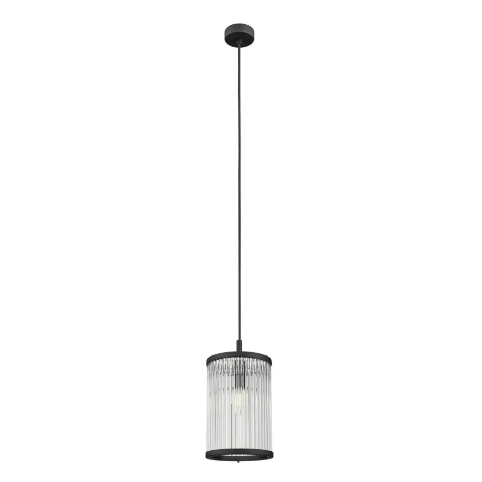 Shop Wąska lampa wisząca ze smukłym kloszem P0528-01F-P7AC SERGIO | Kaja Żyrandole Nowoczesne