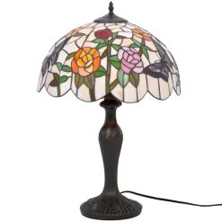 Sklep Kaja Wyjątkowa lampa stołowa, do stylowego salonu K-G16835 z serii ROSE