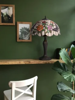 Sklep Kaja Wyjątkowa lampa stołowa, do stylowego salonu K-G16835 z serii ROSE