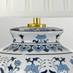 Sklep Kaja Wyjątkowa lampa stołowa, niebieska DL-LINYI-TL z serii LINYI