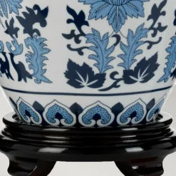 Sklep Kaja Wyjątkowa lampa stołowa, niebieska DL-LINYI-TL z serii LINYI