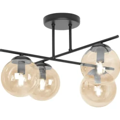 Hot Wyjątkowa lampa sufitowa z czterema kloszami K-5161 z serii DELTA Żyrandole Nowoczesne