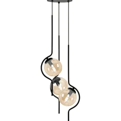 Cheap Wyjątkowa lampa wisząca do salonu, trzy klosze K-5338 z serii VELA Żyrandole Nowoczesne
