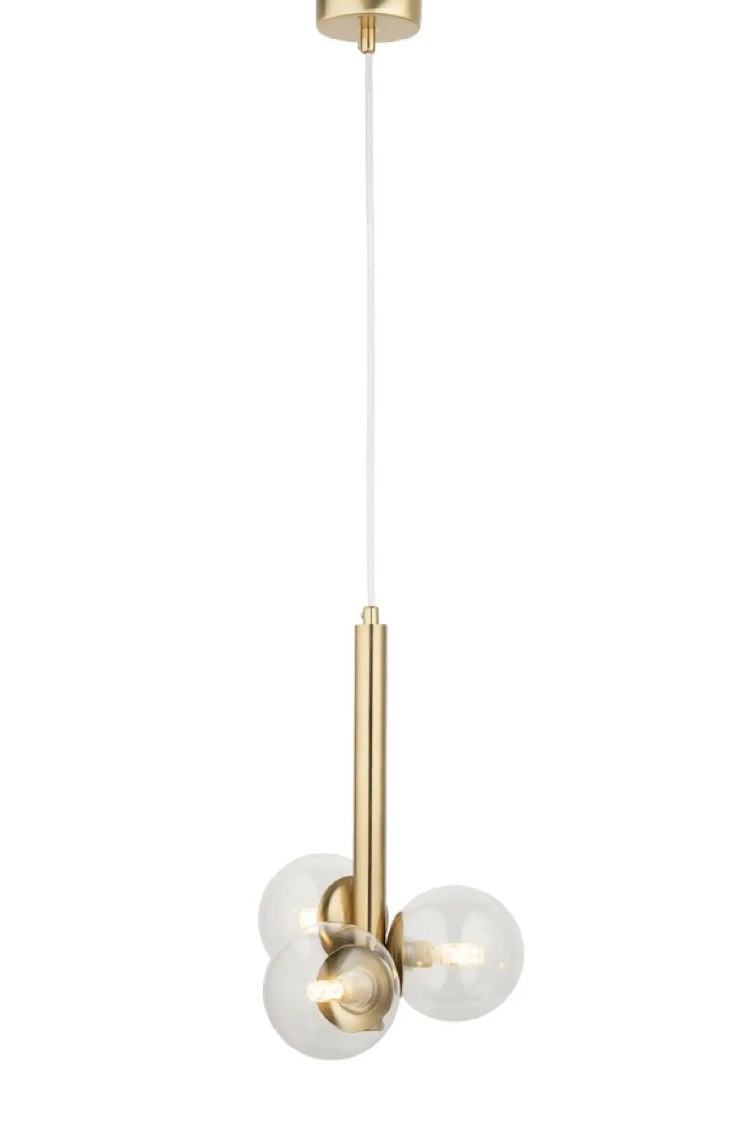 Clearance Wyjątkowa lampa wisząca, kolor złota SIG 40855 z serii PERLA LUX Żyrandole Nowoczesne