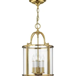 Sklep Kaja Wyjątkowa lampa wisząca, złota oprawa HK-GENTRY-P-M-PB z serii GENTRY