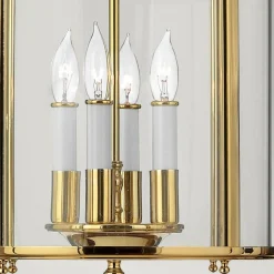 Sklep Kaja Wyjątkowa lampa wisząca, złota oprawa HK-GENTRY-P-M-PB z serii GENTRY