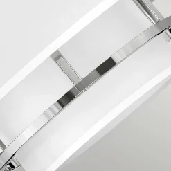 Clearance Wyjątkowa lampa z białym abażurem HK-GRAHAM-M-PN z serii GRAHAM Żyrandole Nowoczesne