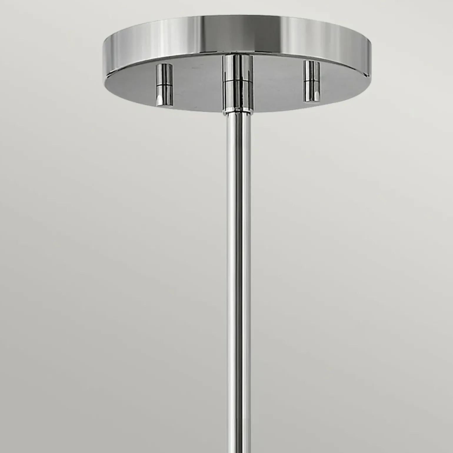 Clearance Wyjątkowa lampa z białym abażurem HK-GRAHAM-M-PN z serii GRAHAM Żyrandole Nowoczesne