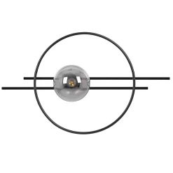 Sklep Kaja Wyjątkowy kinkiet ścienny z okręgiem i prętami K-5341 z serii ASTRA