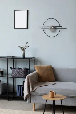 Sklep Kaja Wyjątkowy kinkiet ścienny z okręgiem i prętami K-5341 z serii ASTRA