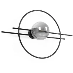 Sklep Kaja Wyjątkowy kinkiet ścienny z okręgiem i prętami K-5341 z serii ASTRA