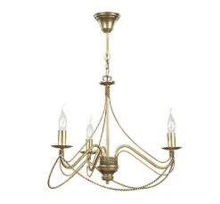 Sklep Kaja Wyjątkowy żyrandol w kolorze złota z małymi gwintami 170/3 serii TO