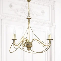 Sklep Kaja Wyjątkowy żyrandol w kolorze złota z małymi gwintami 170/3 serii TO