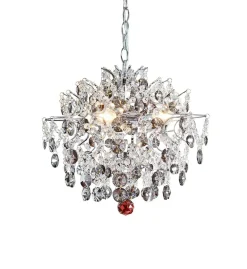 Best Sale Wyjątkowy żyrandol z kolorowymi kryształami 107416 | Kaja Oświetlenie Żyrandole Nowoczesne