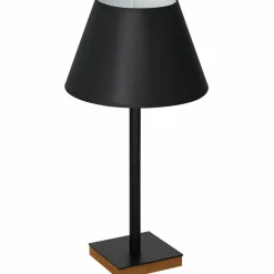 Sklep Kaja Wysoka, czarna lampka stołowa, z abażurem LX 3759 z serii TABLE LAMPS