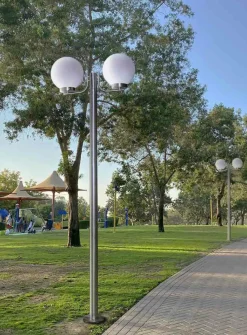 Sklep Kaja Wysoka, dwuramienna latarnia ogrodowa K-LP270-2200 ANA | Kaja