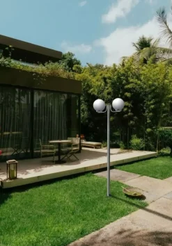 Sklep Kaja Wysoka, dwuramienna latarnia ogrodowa K-LP270-2200 ANA | Kaja