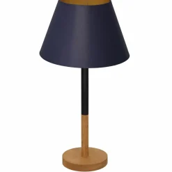 Sklep Kaja Wysoka, granatowo-złota lampka stołowa LX 3758 z serii TABLE LAMPS