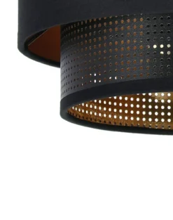 Sklep Kaja Wysoka lampa podłogowa do salonu, z abażurem K-5285 z serii AMOS