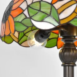 Sklep Kaja Wysoka lampa podłogowa z okazałym kloszem K-F16814 z serii SUNFLOWER