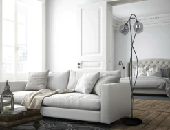 Sklep Kaja Wysoka lampa stojąca w kolorze grafitowym K-5198 z serii SARA | Kaja