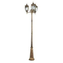 Sklep Kaja Wysoka latarnia ogrodowa ze zdobionymi ramionami O414FL-03GB FLEUR